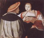 Lucas van Leyden The Engagement oil on canvas